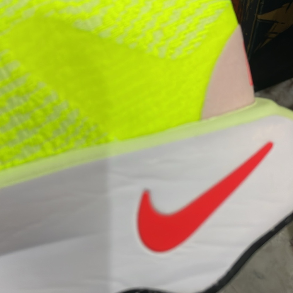Nike Women's Sneakers in Neon Yellow and White - Picture 5 of 9